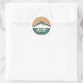 Granby Provincial Park Ronde Sticker (Tas)