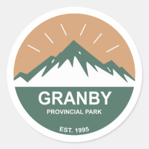 Granby Provincial Park Ronde Sticker