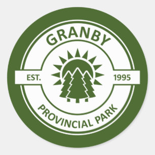 Granby Provincial Park Ronde Sticker