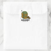 Granby Provincial Park rugzak Vierkante Sticker (Tas)