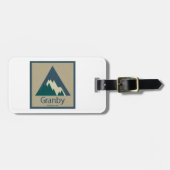 Granby Provincial Park Rustic Bagagelabel (Voorkant horizontaal)