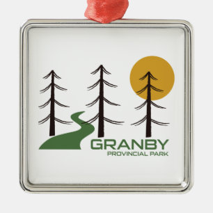 Granby Provincial Park Trail Metalen Ornament