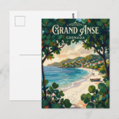 Grand Anse Beach Grenada Briefkaart (Voorkant / Achterkant)