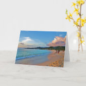 Grand Anse Beach Grenada Kaart (Gele Bloem)