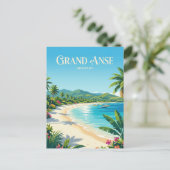 Grand Anse-strand Grenada Briefkaart (Staand voorkant)