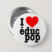 Grand Badge I love edup pop Ronde Button 7,6 Cm (Voorkant /achterkant)