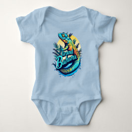 Grand Bahama Caribbean Gecko Romper