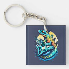 Grand Bahama Caribbean Gecko Sleutelhanger