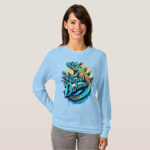 Grand Bahama Caribbean Gecko T-shirt (Voorkant volledig)