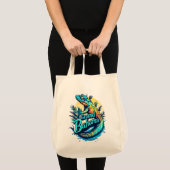 Grand Bahama Caribbean Gecko Tote Bag (Voorkant (product))