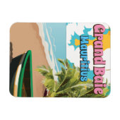 Grand Baie Mauritius vintage reisposter. Magneet (Horizontaal)