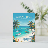 Grand Baie Openbaar Strand Mauritius Briefkaart (Staand voorkant)