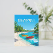 Grand Baie Openbaar Strand Mauritius Briefkaart (Staand voorkant)