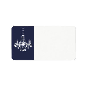 Grand Ballroom Adres Label in blauw