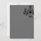 Grand Ballroom repesal Dinner Invitation (grijs) Kaart (Achterkant)