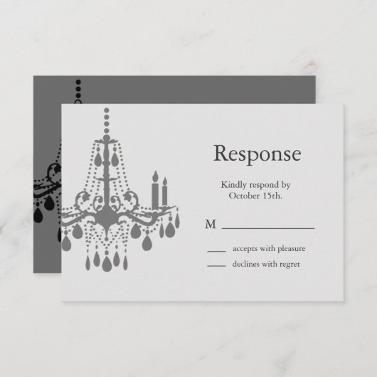 Grand Ballroom RSVP (grijs) (Voorkant / Achterkant)