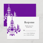 Grand Ballroom RSVP (paars) Kaartje (Voorkant / Achterkant)