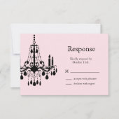 Grand Ballroom RSVP (roze) Kaartje (Voorkant)