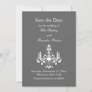 Grand Ballroom Save the Date (grijs)