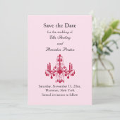 Grand Ballroom Save the Date (red) (Staand voorkant)