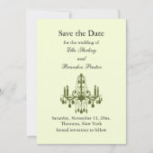 Grand Ballroom Sparen de Datum (groen) Save The Date (Voorkant)