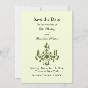 Grand Ballroom Sparen de Datum (groen) Save The Date