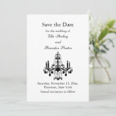 Grand Ballroom Sparen de Datum (wit) Save The Date (Staand voorkant)