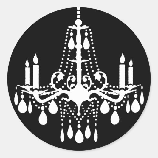 Grand Ballroom Sticker (zwart) (Voorkant)