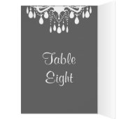 Grand Ballroom Table Number Card (grijs) (Binnen (Links))