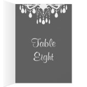 Grand Ballroom Table Number Card (grijs) (Binnen (Rechts))