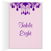 Grand Ballroom Table Number Card (paars) (Binnen (Rechts))