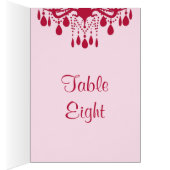 Grand Ballroom Table Number Card (rood) (Binnen (Rechts))