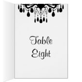 Grand Ballroom Table Number Card (wit) (Binnen (Rechts))