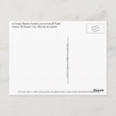 Grand Banks trawler bij zonsondergang, 42' Classic Briefkaart (Achterkant)