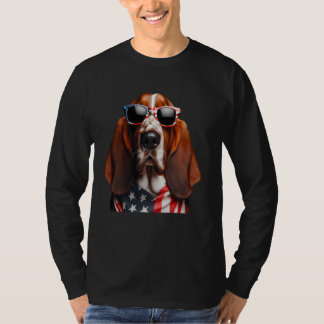 Grand Basset Griffon Vendéen Hond 4 juli Ameri T-shirt