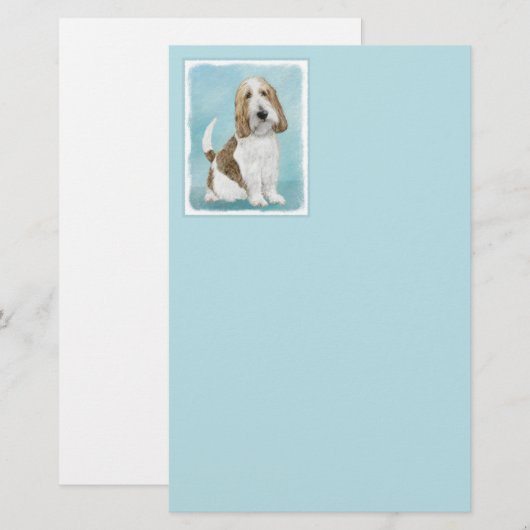 Grand Basset Griffon Vendeen - Oorspronkelijke hon Briefpapier (Voorkant / Achterkant)