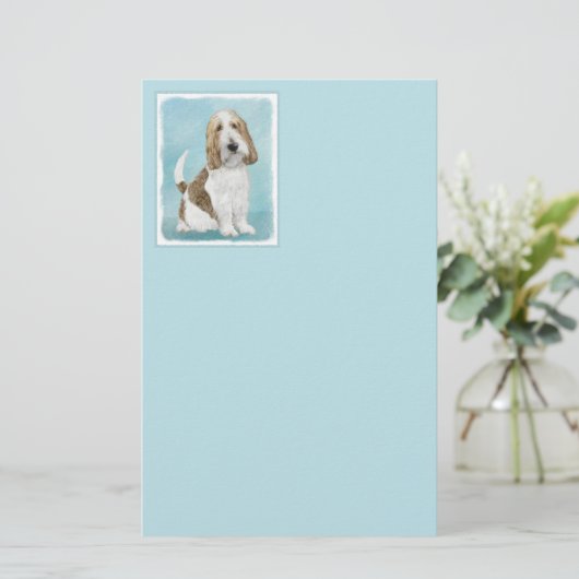 Grand Basset Griffon Vendeen - Oorspronkelijke hon Briefpapier (Staand voorkant)