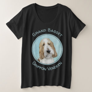 Grand Basset Griffon Vendeen - Oorspronkelijke hon Grote Maat T-shirt