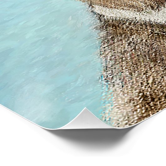 Grand Basset Griffon Vendeen - Oorspronkelijke hon Perfect Poster (Hoek)