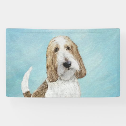 Grand Basset Griffon Vendeen - Oorspronkelijke hon Spandoek (Horizontaal)