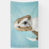 Grand Basset Griffon Vendeen - Oorspronkelijke hon Spandoek (Verticaal)