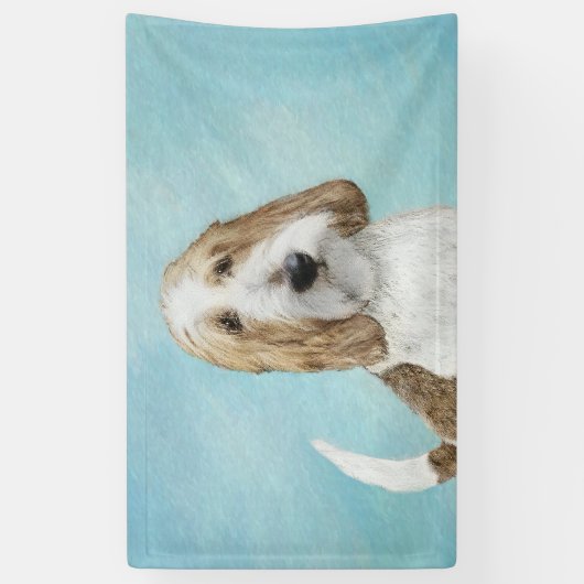 Grand Basset Griffon Vendeen - Oorspronkelijke hon Spandoek (Verticaal)