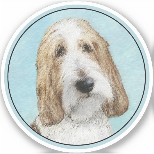 Grand Basset Griffon Vendeen - Oorspronkelijke hon Sticker (Voorkant)