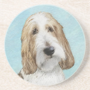 Grand Basset Griffon Vendeen - Oorspronkelijke hon Zandsteen Onderzetter