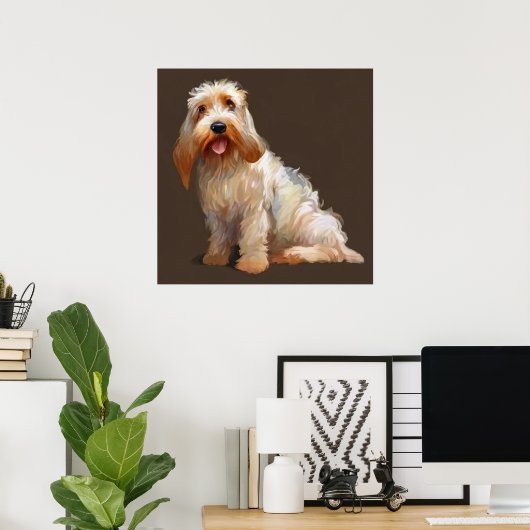 Grand Basset Griffon Vendeen - Portret voor honden Poster (Thuiskantoor)