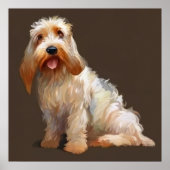 Grand Basset Griffon Vendeen - Portret voor honden Poster (Voorkant)