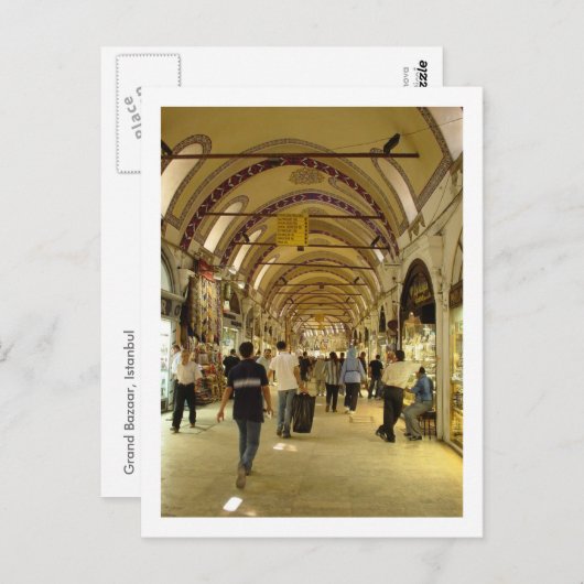 Grand Bazaar, Istanbul Briefkaart (Voorkant / Achterkant)
