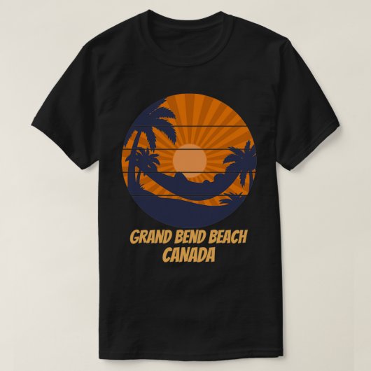 Grand Bend Beach voor mensen die van strandvakanti T-shirt (Design voorkant)