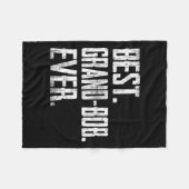 Grand-bob Ever - Father Tee  Fleece Deken (Voorkant (Horizontaal))