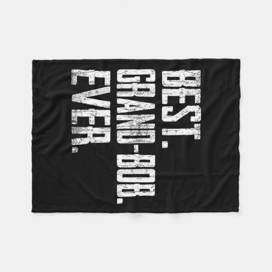 Grand-bob Ever - Father Tee  Fleece Deken (Voorkant (Horizontaal))